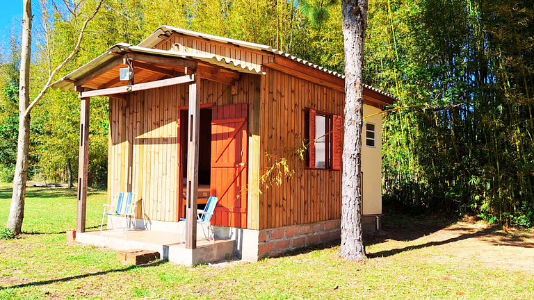 Chalézinho Bons Ventos Campestre no Sitio com Wi-Fi ll Quios