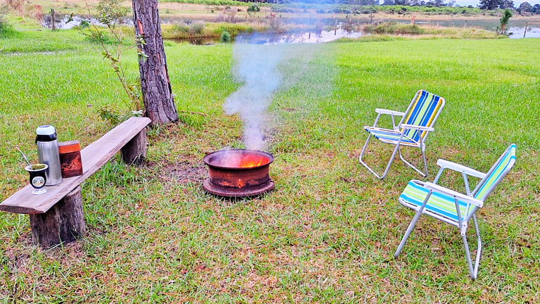 Chalézinho Bons Ventos Campestre no Sitio com Wi-Fi ll Quios