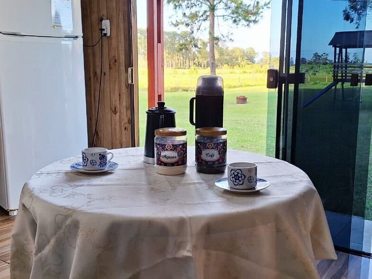 Cabana Cristal ll Campestre Em Sítio ll Wi-Fi ll Quiosque Ch