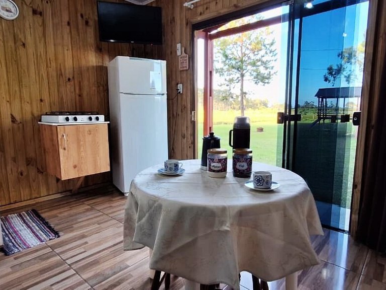 Cabana Cristal ll Campestre Em Sítio ll Wi-Fi ll Quiosque Ch