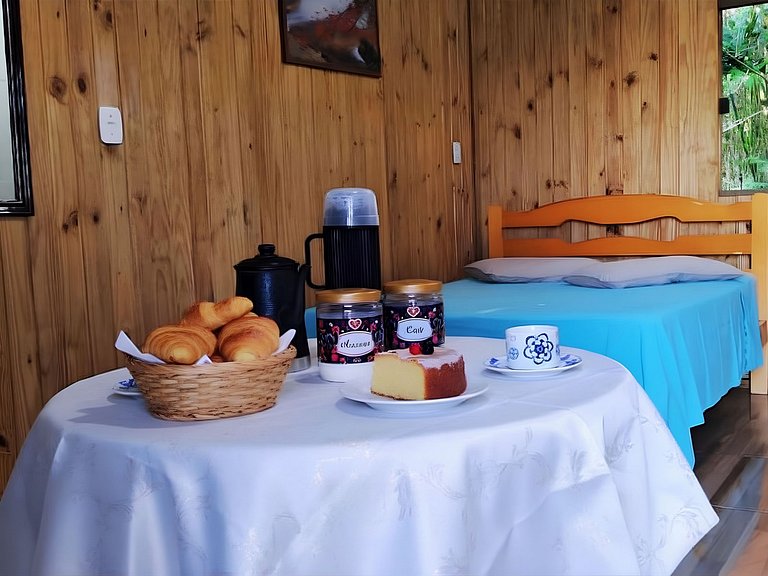 Cabana Cristal ll Campestre Em Sítio ll Wi-Fi ll Quiosque Ch
