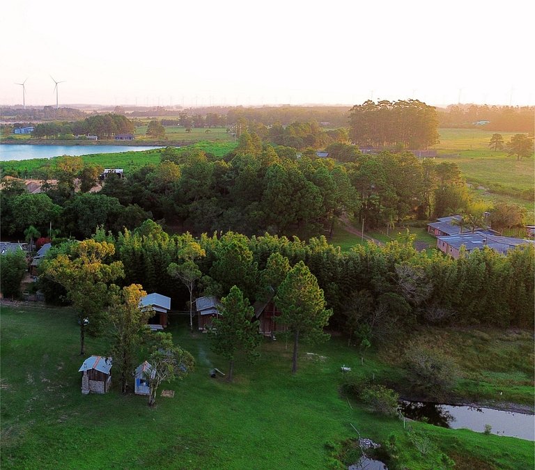 Cabana Cristal ll Campestre Em Sítio ll Wi-Fi ll Quiosque Ch