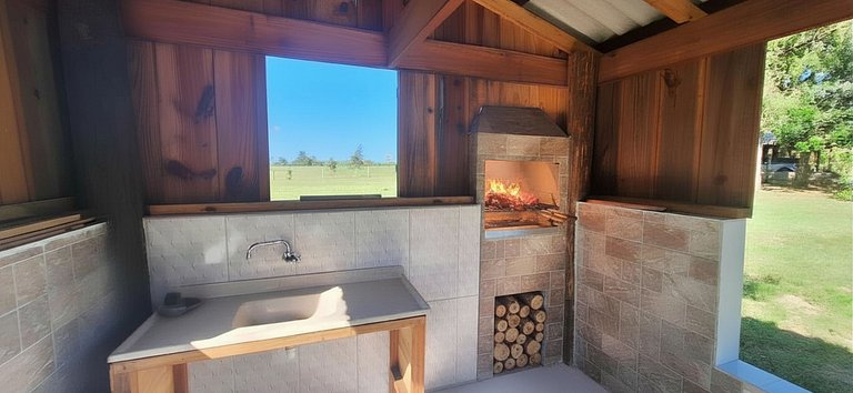 Cabana Cristal ll Campestre Em Sítio ll Wi-Fi ll Quiosque Ch
