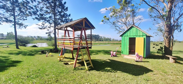 Cabana Cristal ll Campestre Em Sítio ll Wi-Fi ll Quiosque Ch